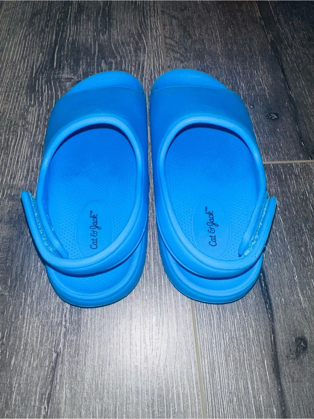 Cat & Jack Toddler Boys Blue Footbed Sandals -